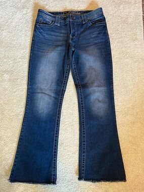 Women's Dark Blue Boot Cut Jeans 9-10 petite